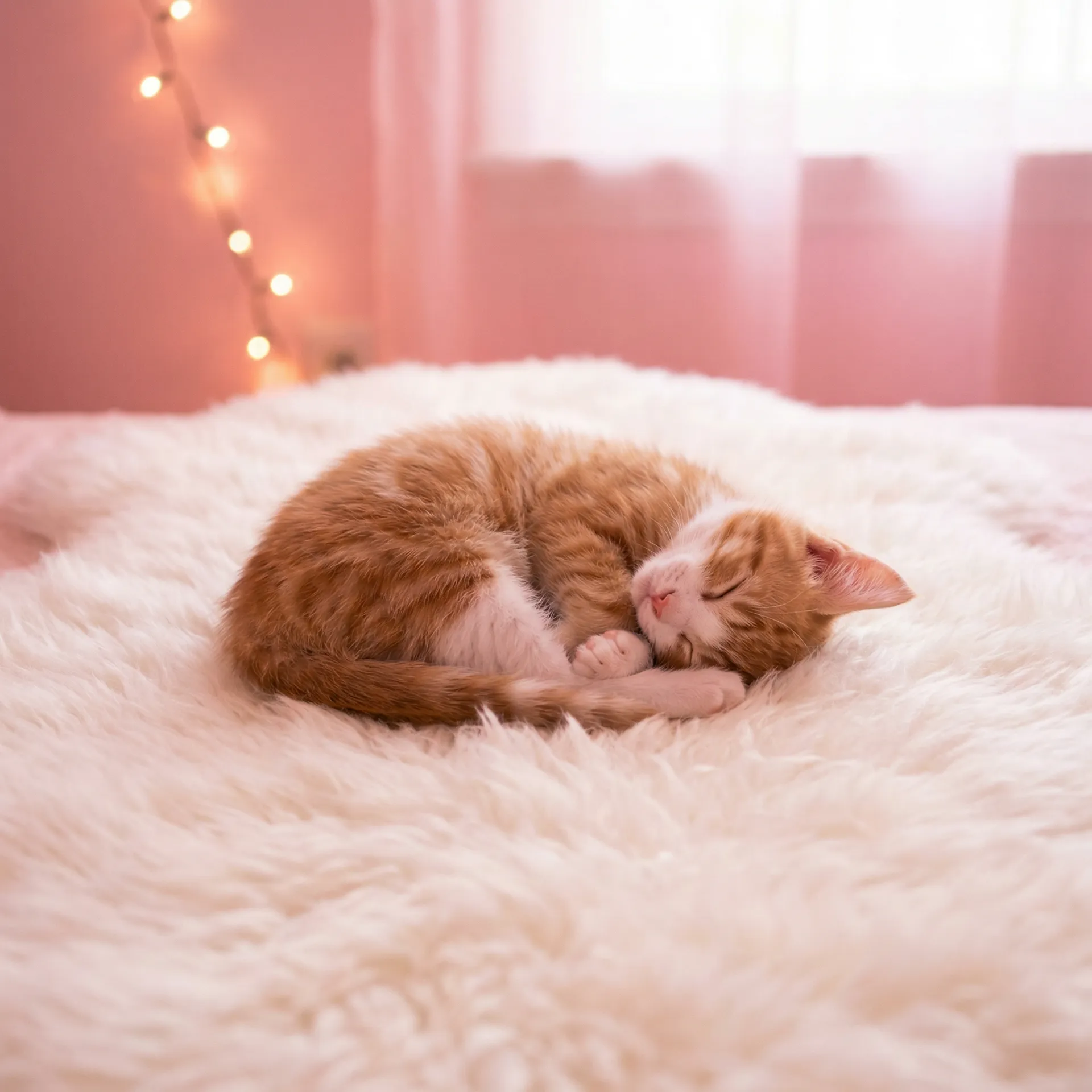 小猫蜷成一团入睡 - 七天极品探花